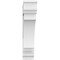 Ekena Millwork Standard Imperial Architectural Grade PVC Bracket With Traditional Ends, 5"W x 24"D x 24"H BKTP05X24X24IMP01 - alternate 2